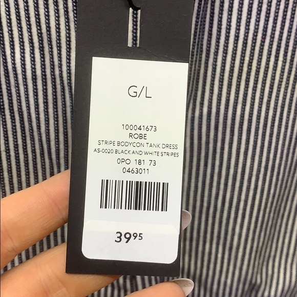 Striped Bodycon Dress - Picture 3 of 3